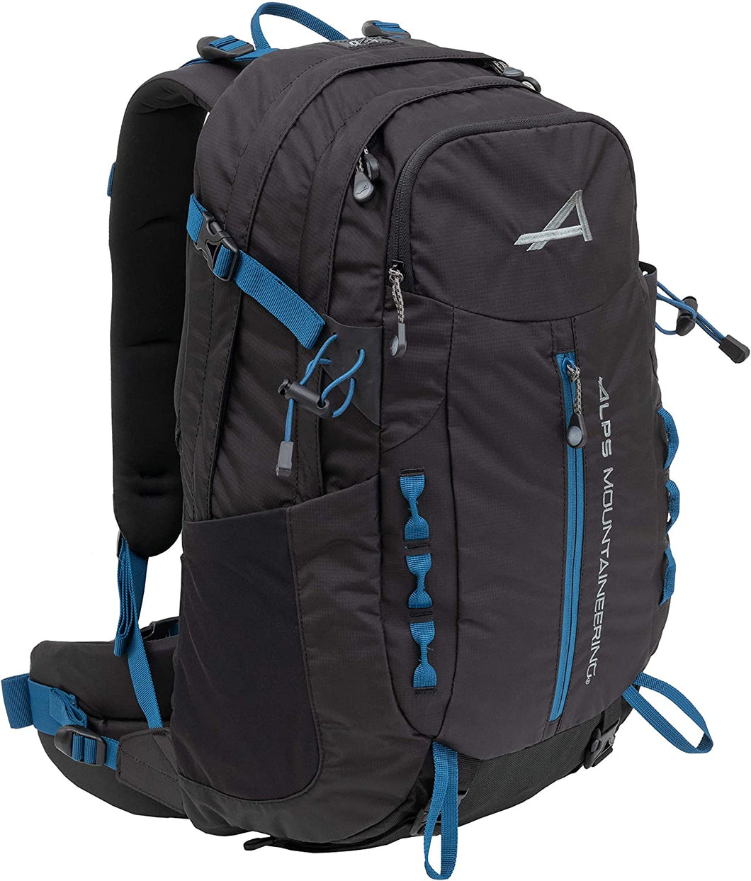 ALPS Mountaineering Solitude Day Backpack 24L, Black/Blue - AL6062051