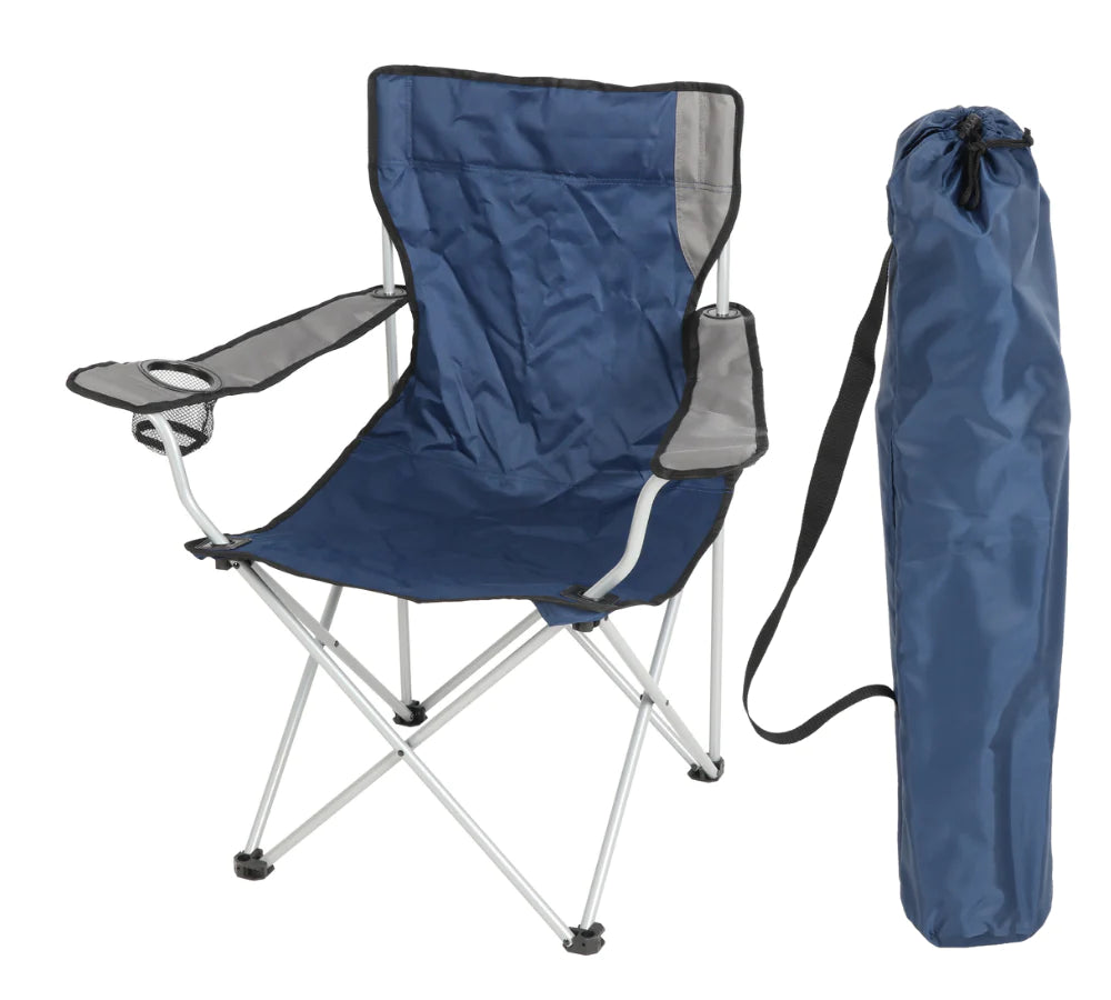 Canadian Shield Outdoors | Lightweight Camp Chair | Quad Travel Chair, triple reinforced durable corners | UP TO 225 Lb | Outdoor, Beach, Travel, Picnic, Hunting - BD0-AO1