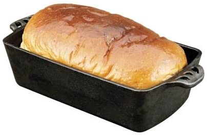 Camp Chef CIBP9 Home Seasoned Cast Iron Bread Pan (Black) - CIBP9